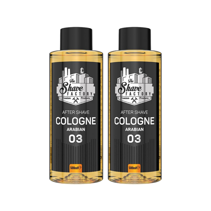 The Shave Factory No. 3 Arabian Aftershave Cologne (Multipack)