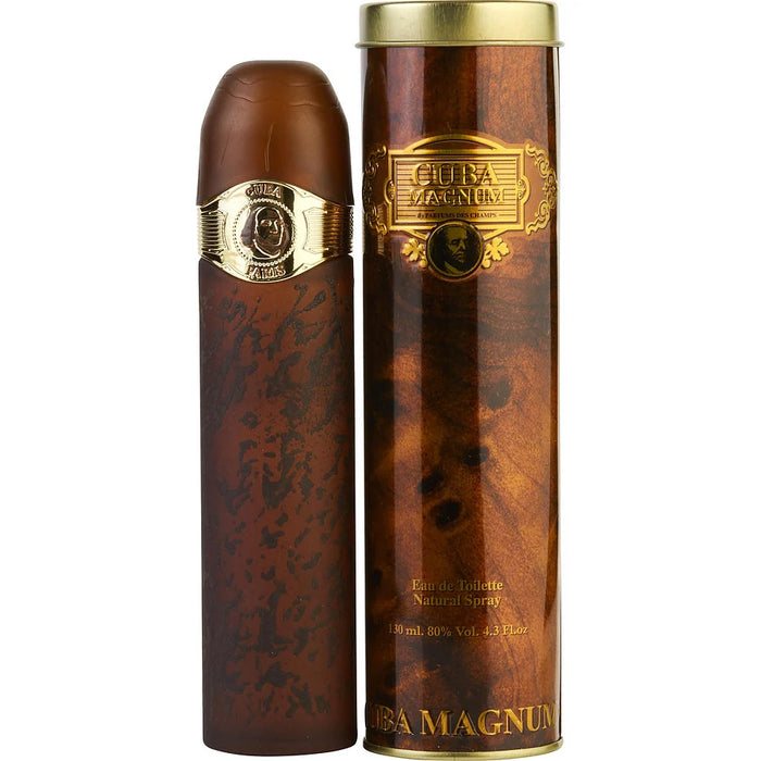 Cuba Magnum Gold de Cuba para hombres - Spray EDT de 4,3 oz