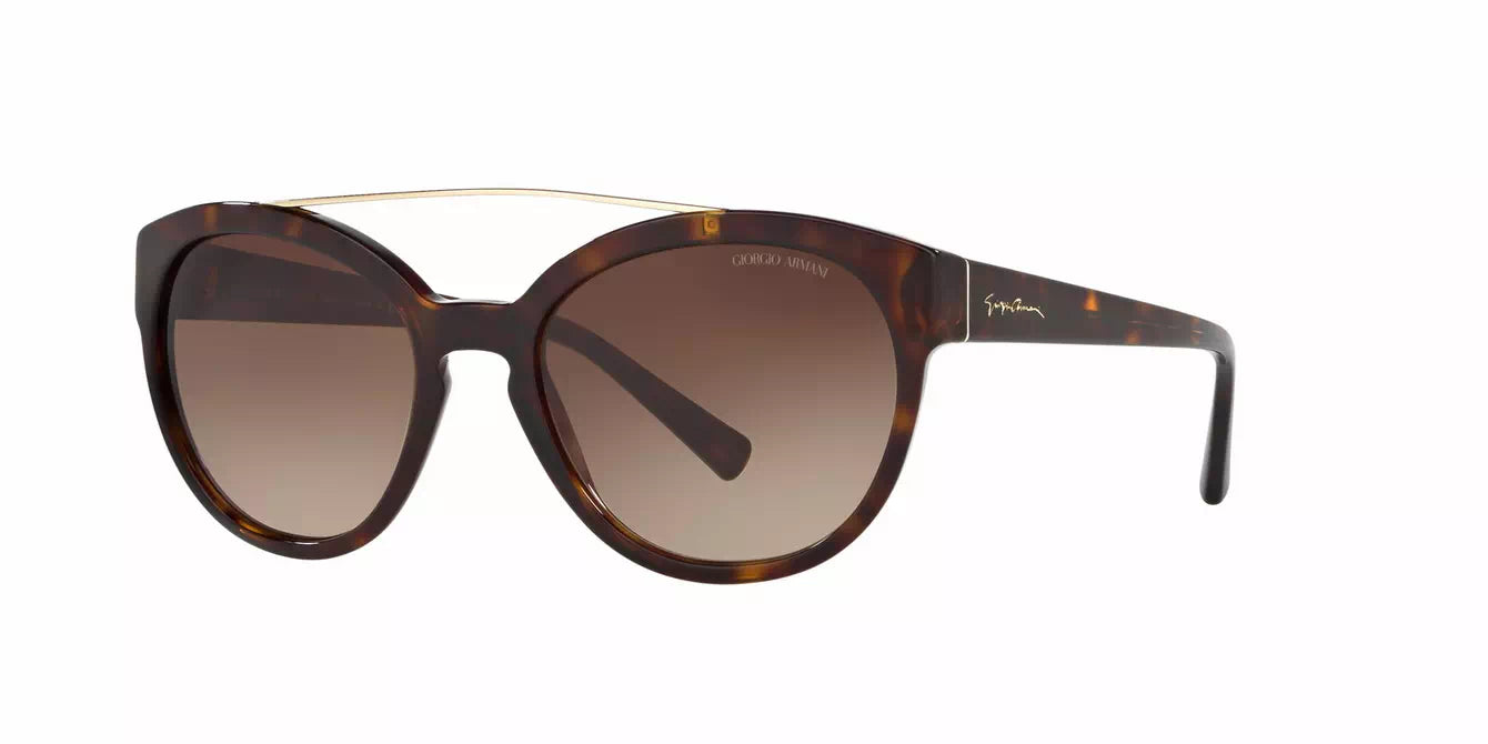 Giorgio Armani AR 8086 5026-13 - Dark Havanna-Brown Gradient by Giorgio Armani for Women - 55-19-140 mm Sunglasses