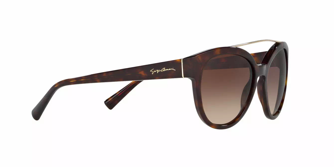 Giorgio Armani AR 8086 5026-13 - Dark Havanna-Brown Gradient by Giorgio Armani for Women - 55-19-140 mm Sunglasses