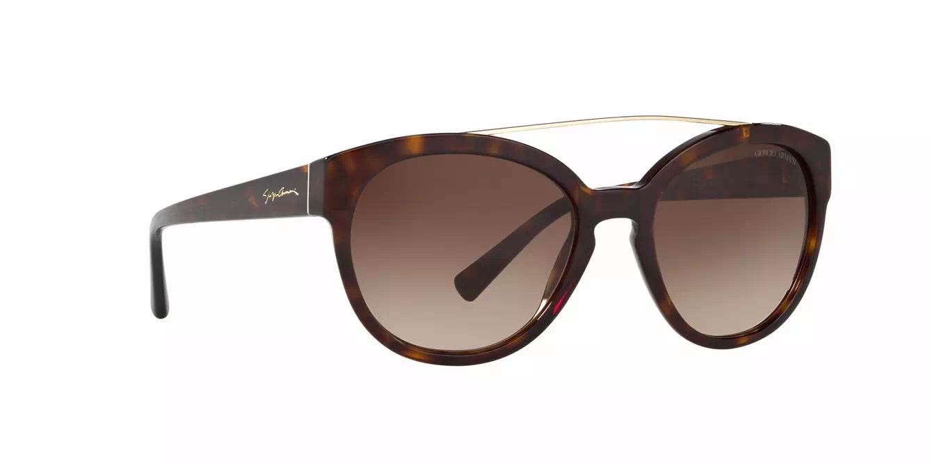 Giorgio Armani AR 8086 5026-13 - Dark Havanna-Brown Gradient by Giorgio Armani for Women - 55-19-140 mm Sunglasses