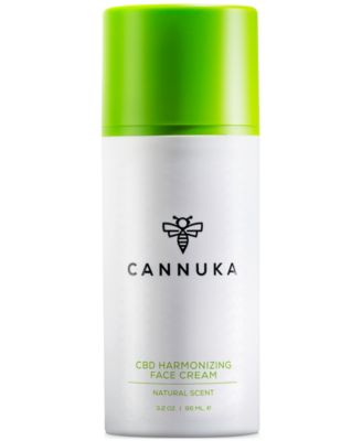 Crème pour le visage harmonisante CBD - Parfum naturel de Cannuka pour unisexe - Crème 3,2 oz