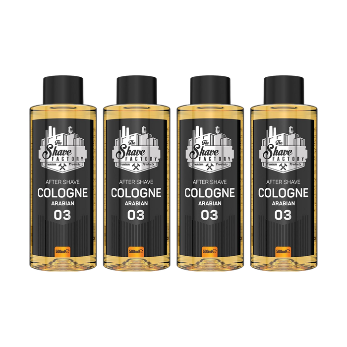 The Shave Factory No. 3 Arabian Aftershave Cologne (Multipack)
