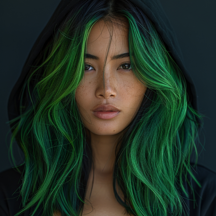 Medusa Hair Color | Emerald Ivy