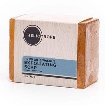 Hemp Oil & Walnut Exfoliating Soap