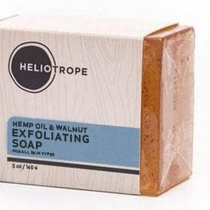 Hemp Oil & Walnut Exfoliating Soap