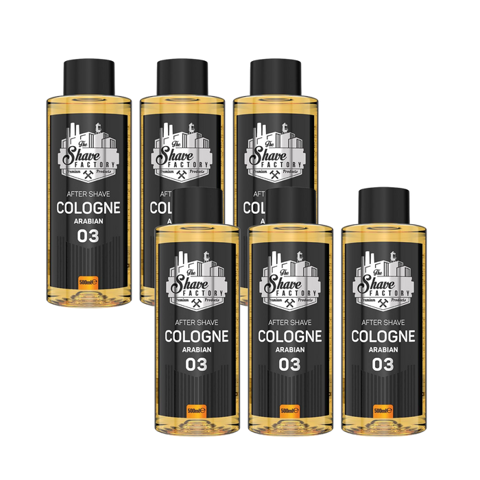 The Shave Factory No. 3 Arabian Aftershave Cologne (Multipack)