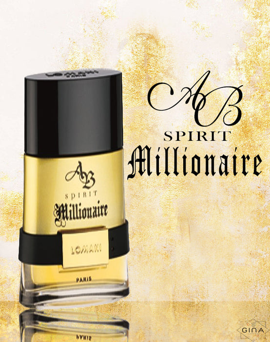 AB Spirit Millionaire by Lomani for Men - 3.3 oz EDT Spray (Tester)