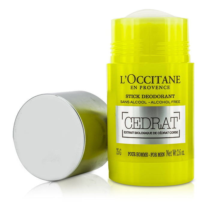 Desodorante en barra Cedrat de LOccitane para hombres - Desodorante en barra 2.6 oz