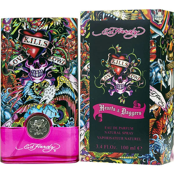 Ed Hardy Hearts Daggers by Christian Audigier for Women - 3.4 oz EDP Spray