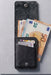 Black Vertical Genuine Leather 4 Card Slots Wallet Handmade for Men Gift
