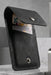 Black Vertical Genuine Leather 4 Card Slots Wallet Handmade for Men Gift
