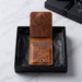 Tan Vertical Genuine Leather 4 Card Slots Wallet Handmade for Men Gift