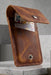 Tan Vertical Genuine Leather 4 Card Slots Wallet Handmade for Men Gift