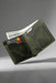 Black Slim Genuine Leather 6 Card Slots Wallet Saddle Stitch Handmade