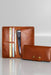 Black Genuine Leather 4 Card Slots Wallet Phone Pocket Handmade for Men Gift
