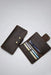 Black Genuine Leather 4 Card Slots Wallet Phone Pocket Handmade for Men Gift