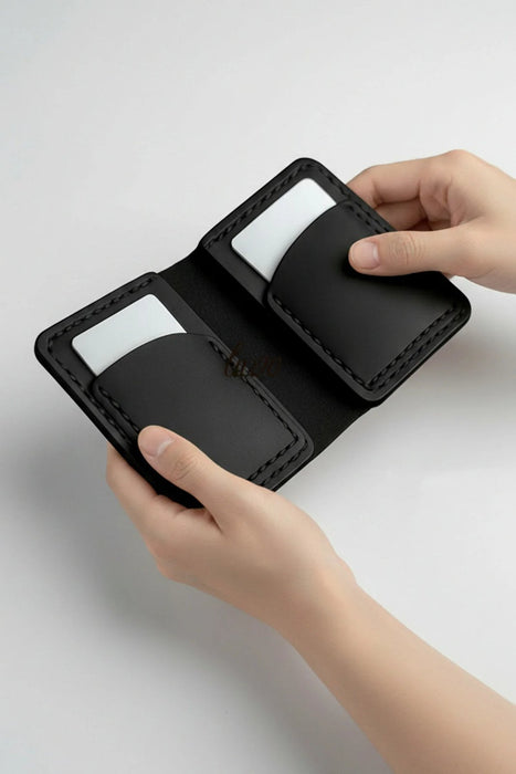 Tan Genuine Leather Wallet Handmade for Men Gift