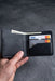 Dark Green Vertical Genuine Leather 8 Card Slots Wallet Handmade for Men Gift
