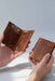 Tan Slim Genuine Leather 6 Card Slots Wallet Handmade for Men Gift