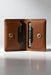 Tan Genuine Leather Wallet Saddle Stitch Handmade for Men Gift Premium