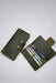 Dark Brown Genuine Leather 4 Card Slots Wallet Italian Stitch Phone Pocket