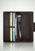 Dark Brown Genuine Leather 4 Card Slots Wallet Italian Stitch Phone Pocket