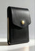 Black Trifold Slim Genuine Leather 9 Card Slots Wallet Handmade for Men Gift