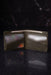 Genuine Leather Bifold Wallet 4 Card Slots Handmade for Men Gift - Dark Green