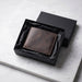 Genuine Leather Wallet 10 Card Slots Handmade for Men Gift - Dark Brown