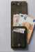 Dark Green Vertical Genuine Leather 4 Card Slots Wallet Handmade for Men Gift