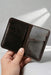 Black Slim Genuine Leather 6 Card Slots Wallet Handmade for Men Gift