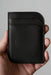 Black Genuine Leather Wallet Minimalist Handmade for Men Gift