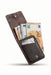 Brown Vertical Genuine Leather 4 Card Slots Wallet Handmade for Men Gift