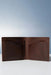 Brown Slim Genuine Leather 6 Card Slots Wallet Compact Handmade for Men Gift