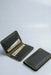 Dark Green Genuine Leather Card Holder Compact Handmade for Men Gift