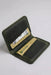 Dark Green Genuine Leather Card Holder Compact Handmade for Men Gift
