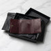 Purple Slim Genuine Leather 6 Card Slots Wallet Everyday Carry Handmade