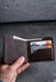 Tan Vertical Genuine Leather 8 Card Slots Wallet Handmade for Men Gift