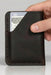 Dark Green Slim Genuine Leather Card Holder Compact Handmade for Men Gift