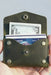 Green Slim Suede Lined Genuine Leather Card Holder Handmade for Men Gift
