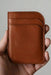 Tan Genuine Leather Wallet Italian Stitch Handmade for Men Gift