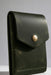 Green Trifold Slim Genuine Leather 9 Card Slots Wallet Handmade for Men Gift