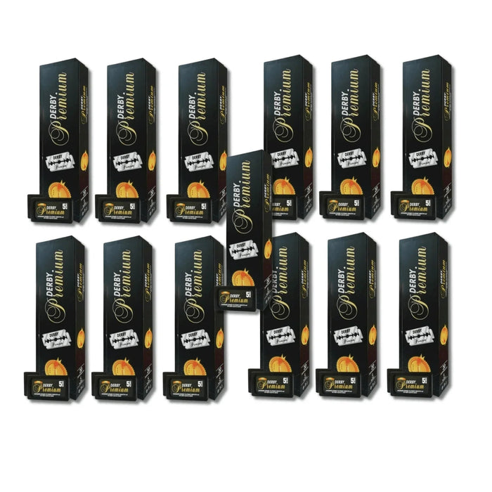 Derby Premium Double Edge Razor Blades 100ct - PREMIUM - BarberSets