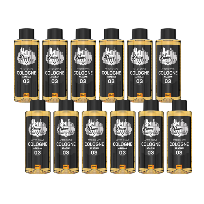 The Shave Factory No. 3 Arabian Aftershave Cologne (Multipack)