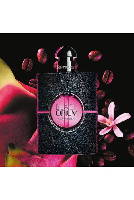 Black Opium Neon d'Yves Saint Laurent pour femme - Vaporisateur EDP de 2,5 oz