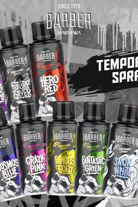 Marmara Barber Hair Color Spray - Hero Red 5.07 oz