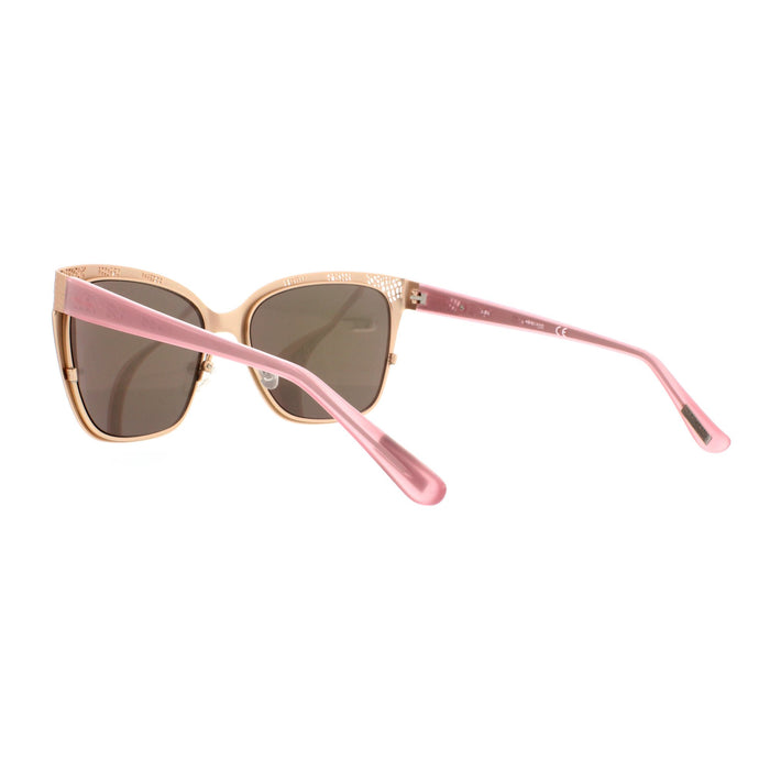 Guess Gm 742 29G Marciano - Matte Rose Gold-Brown Mirror by Guess for Women - 57-17-135 mm Sunglasses