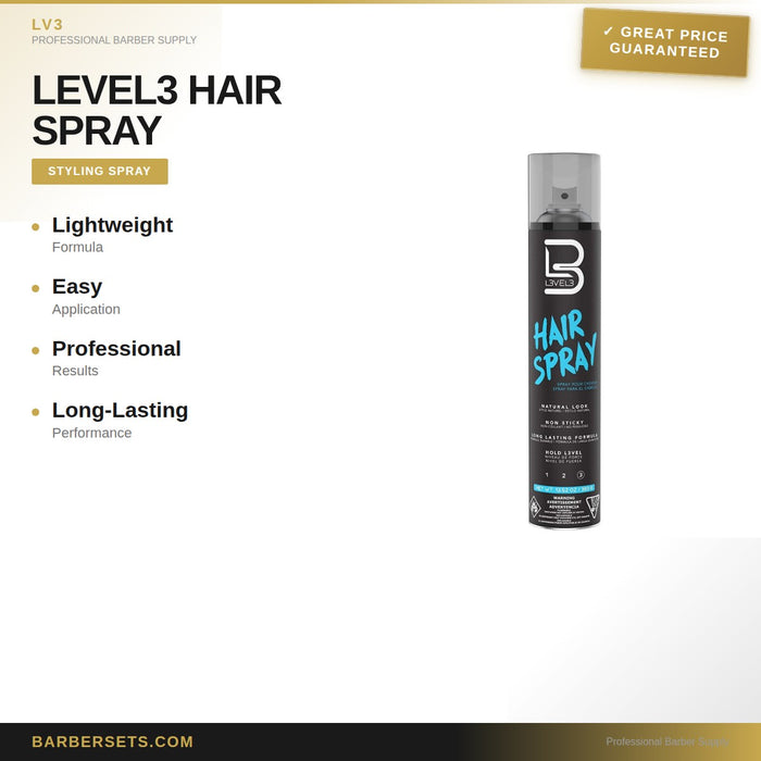 LV3 LEVEL3 HAIR SPRAY 400ML