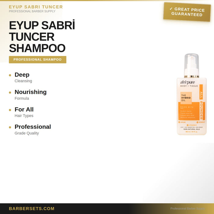 EYUP SABRI TUNCER EYUP SABRİ TUNCER SHAMPOO NATURAL ARGAN OIL SHAMPOO 600 ML